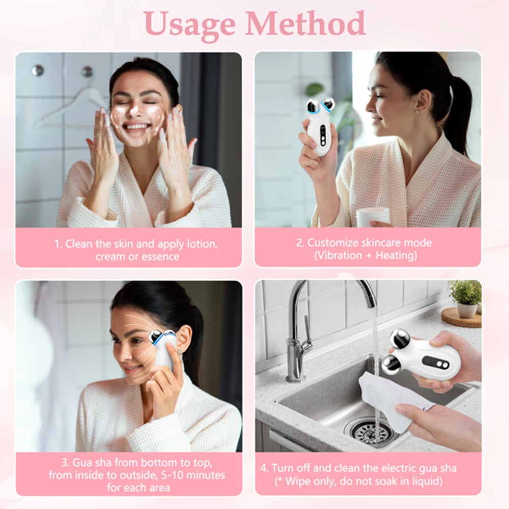 Anti Aging/ Wrinkles Microcurrent Facial Device,