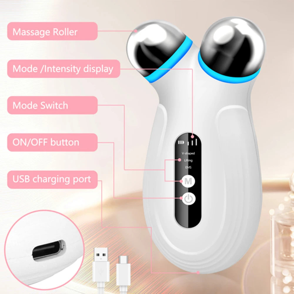 Anti Aging/ Wrinkles Microcurrent Facial Device,