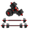 5-44lbs Adjustable Dumbbell To Barbell Set