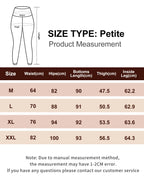 4PCS Women's High-Waisted Compression Pants Pockets