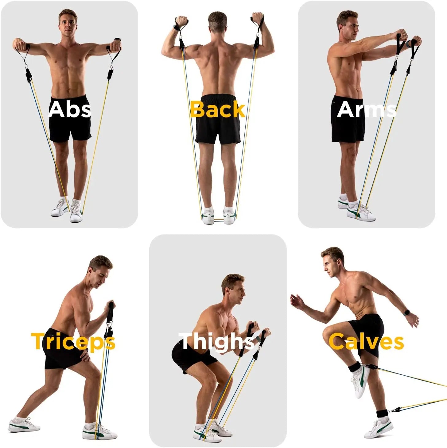300LBS Fitness Resistance Bands