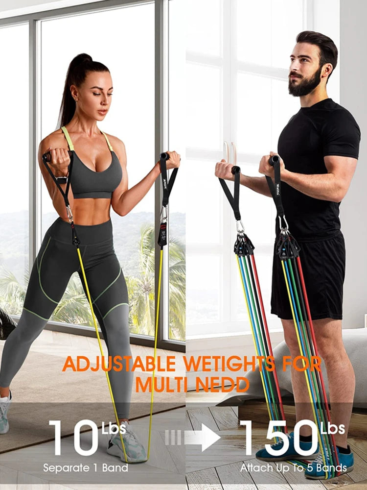 300LBS Fitness Resistance Bands