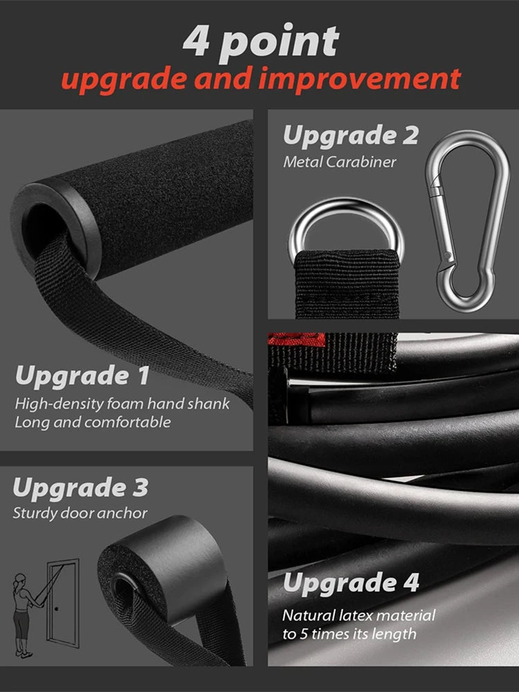300LBS Fitness Resistance Bands