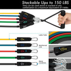 300LBS Fitness Resistance Bands