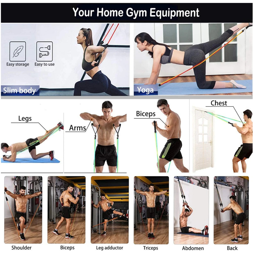 300LBS Fitness Resistance Bands