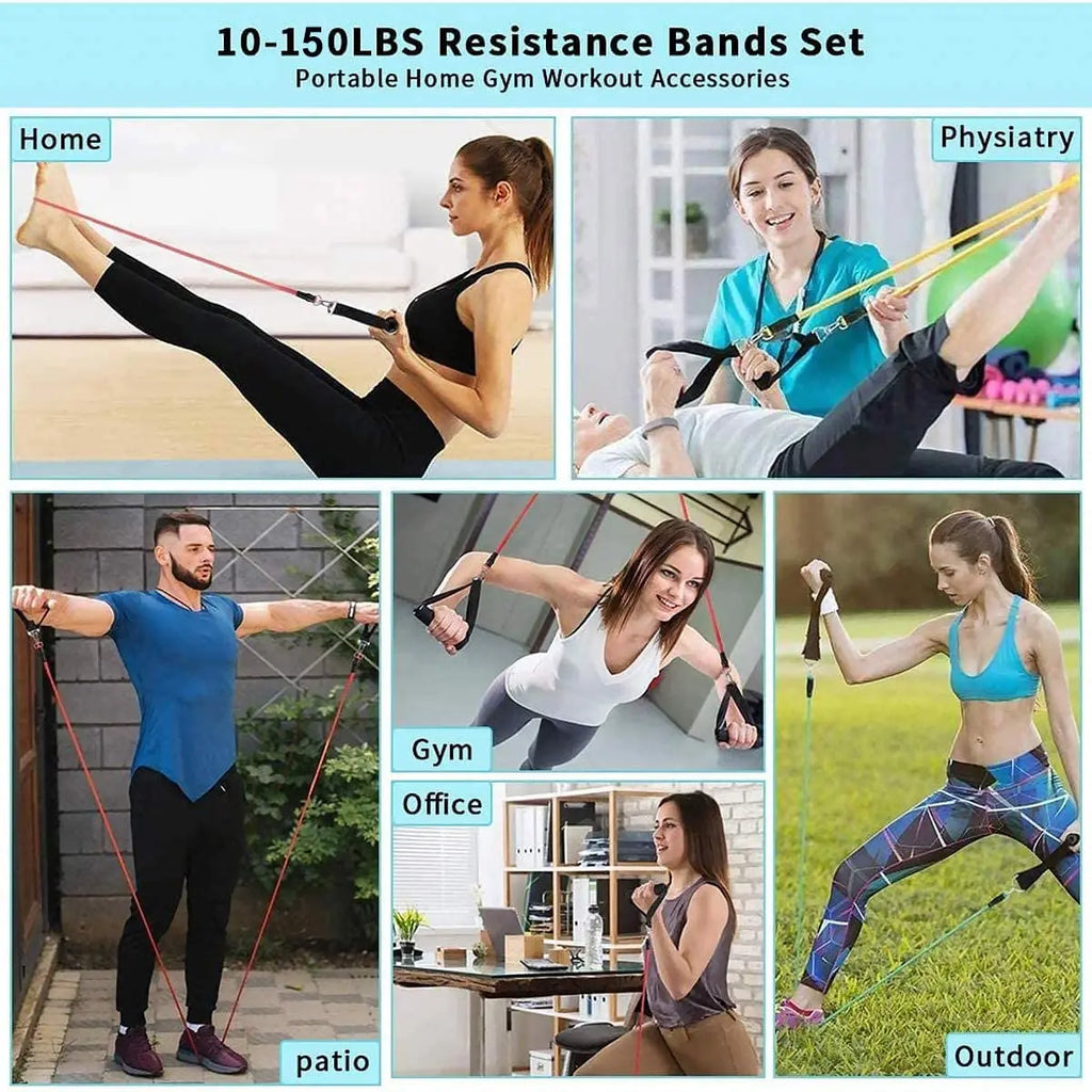 300LBS Fitness Resistance Bands