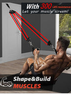 300LBS Fitness Resistance Bands