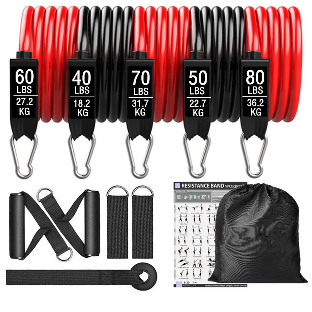 300LBS Fitness Resistance Bands