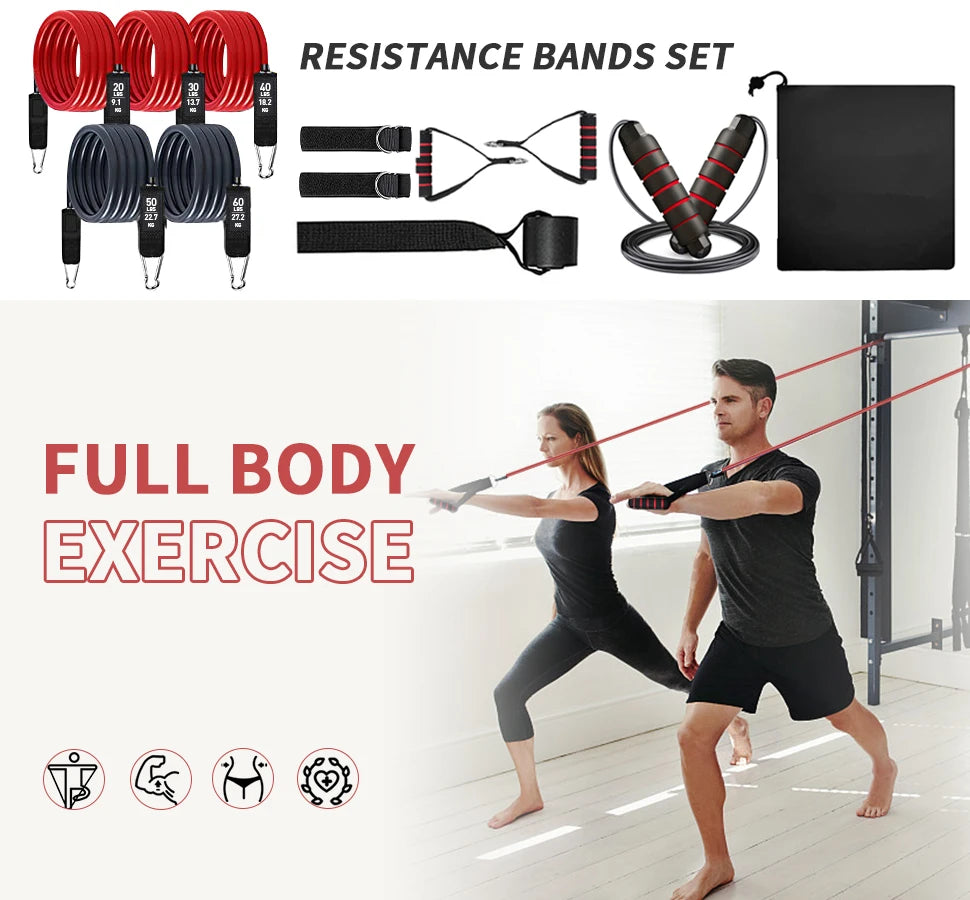 300LBS Fitness Resistance Bands