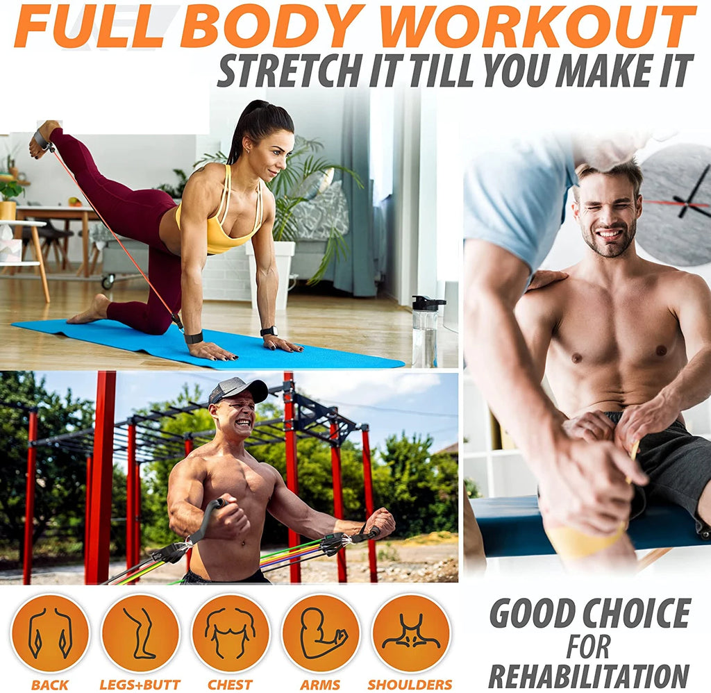 300LBS Fitness Resistance Bands