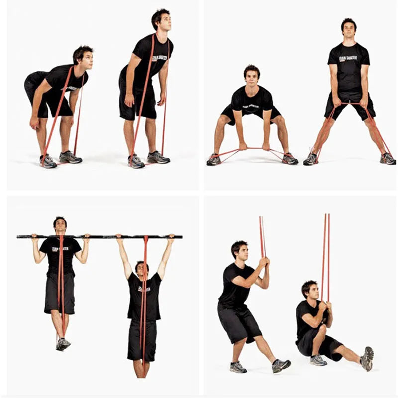 4pcs Pull Up Assistance Bands