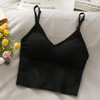 Womens Sports Top Built In Bra