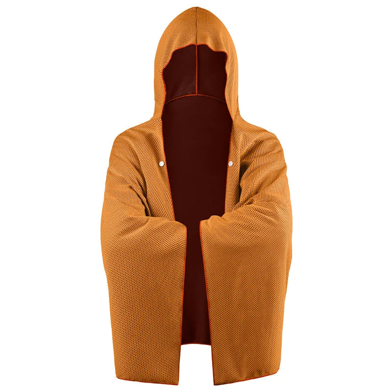 Cooling Hooded Poncho Super Absorbent