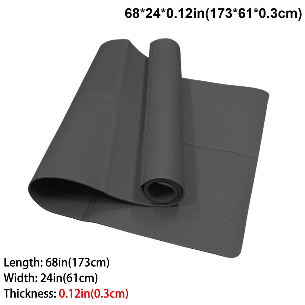 Foldable Yoga Exercise Mat 3mm/4mm/6mm Thicknesses