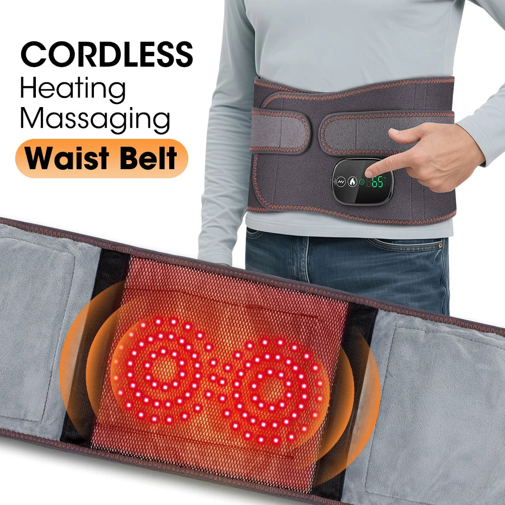 Cordless Heated Waist Massager With Vibration