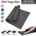 Foldable Yoga Exercise Mat 3mm/4mm/6mm Thicknesses