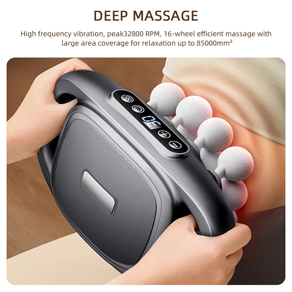 16-Head Fascia High-Frequency Body Massage