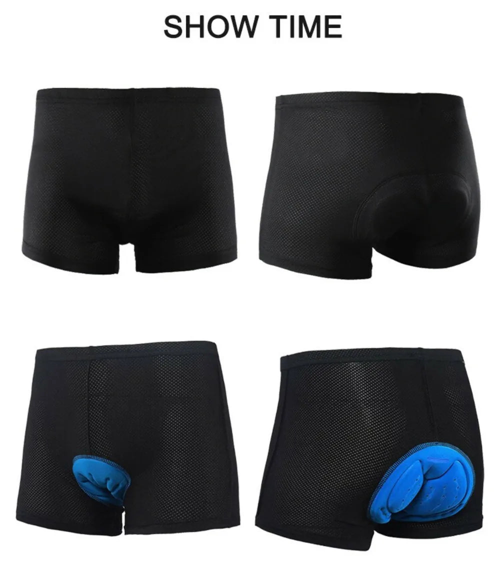 Gel Men's Women's Breathable Cycling Under Shorts