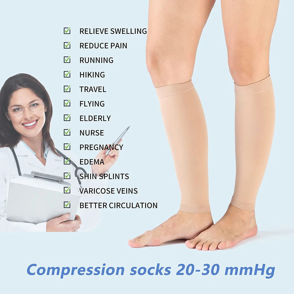 Medical Calf Compression Sleeve 30-40mmhg Men Women