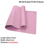 Foldable Yoga Exercise Mat 3mm/4mm/6mm Thicknesses