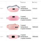 Cramp Massager Vibrating Heating Abdominal Belt