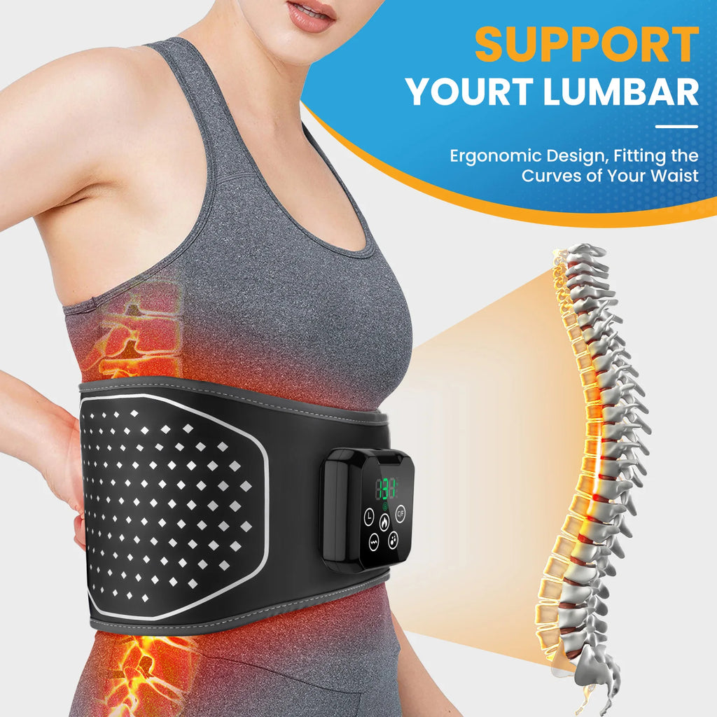 Cordless Heated Waist Massager With Vibration