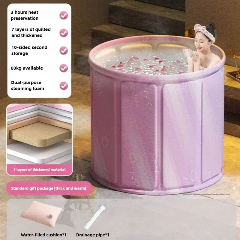 Collapsible Soaking Tub Ice Bath Plunge