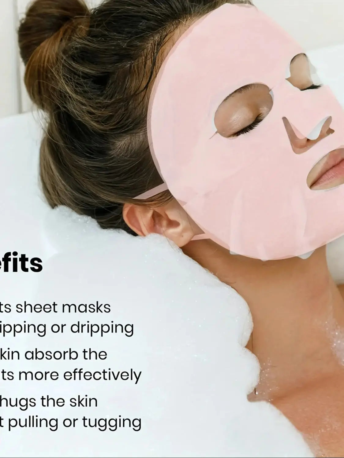 1PC Silicone Facial Mask  Moisturizing-Reusable