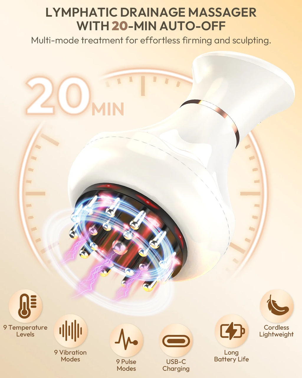 Body Sculpting Machine With Heat Vibration Soothing
