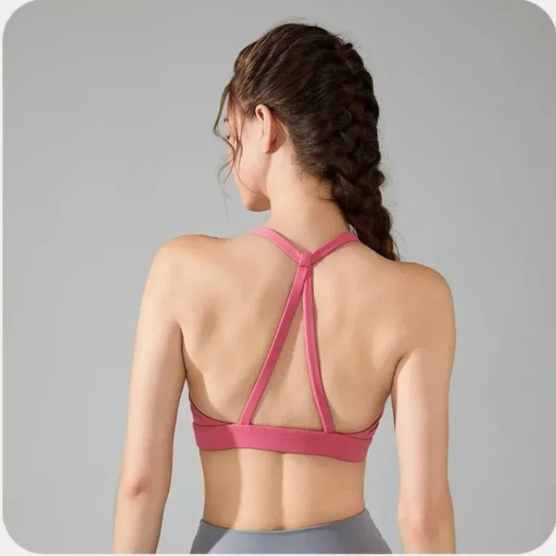 Women's Sexy Back Push-Up Sports Bra