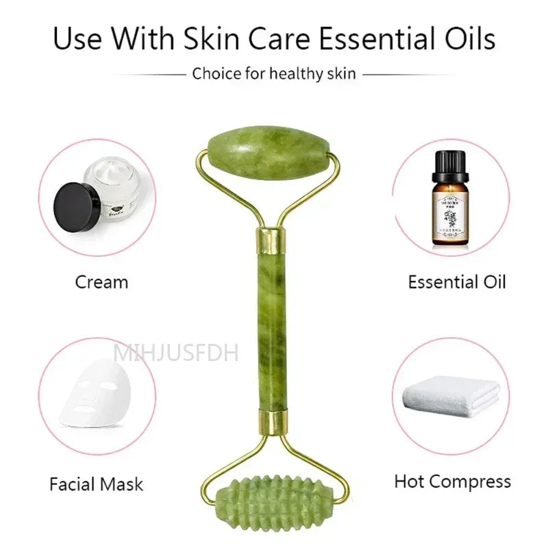 Natural Jade Roller Facial Liftting Anti-Wrinkle