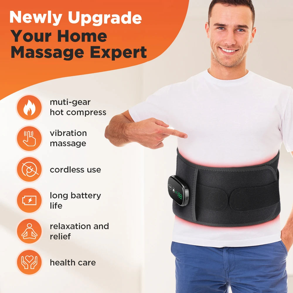 Cordless Heated Waist Massager With Vibration