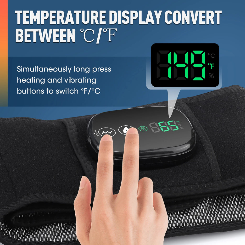 Cordless Heated Waist Massager With Vibration
