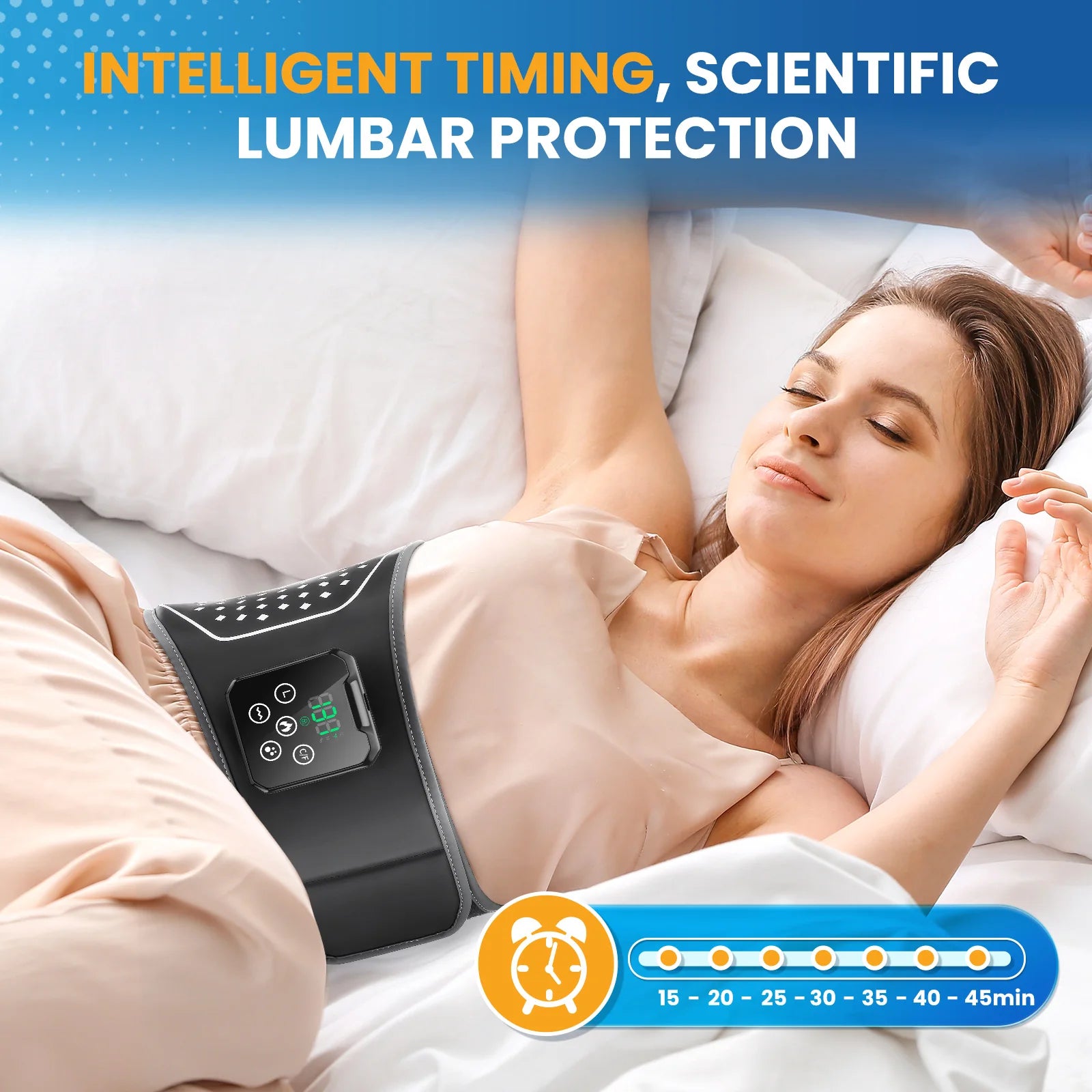 Cordless Heated Waist Massager With Vibration