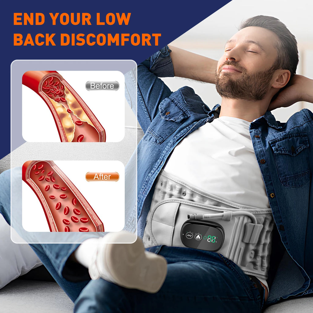 Cordless Heated Waist Massager With Vibration