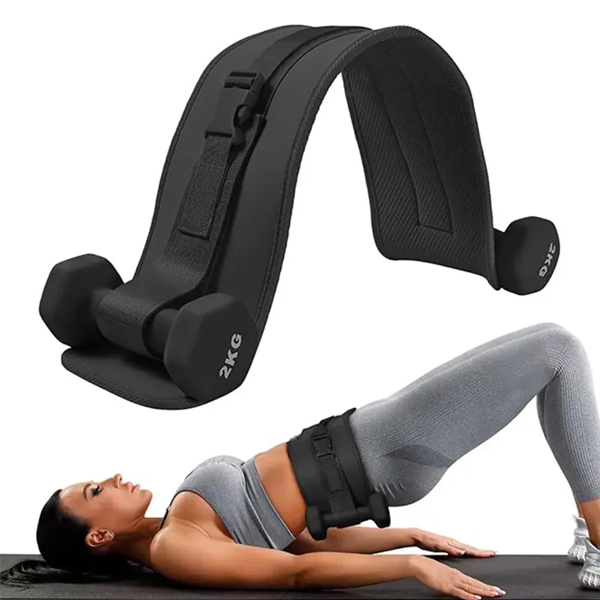 Adjustable Weighted Waist Belt, Hip Shaping