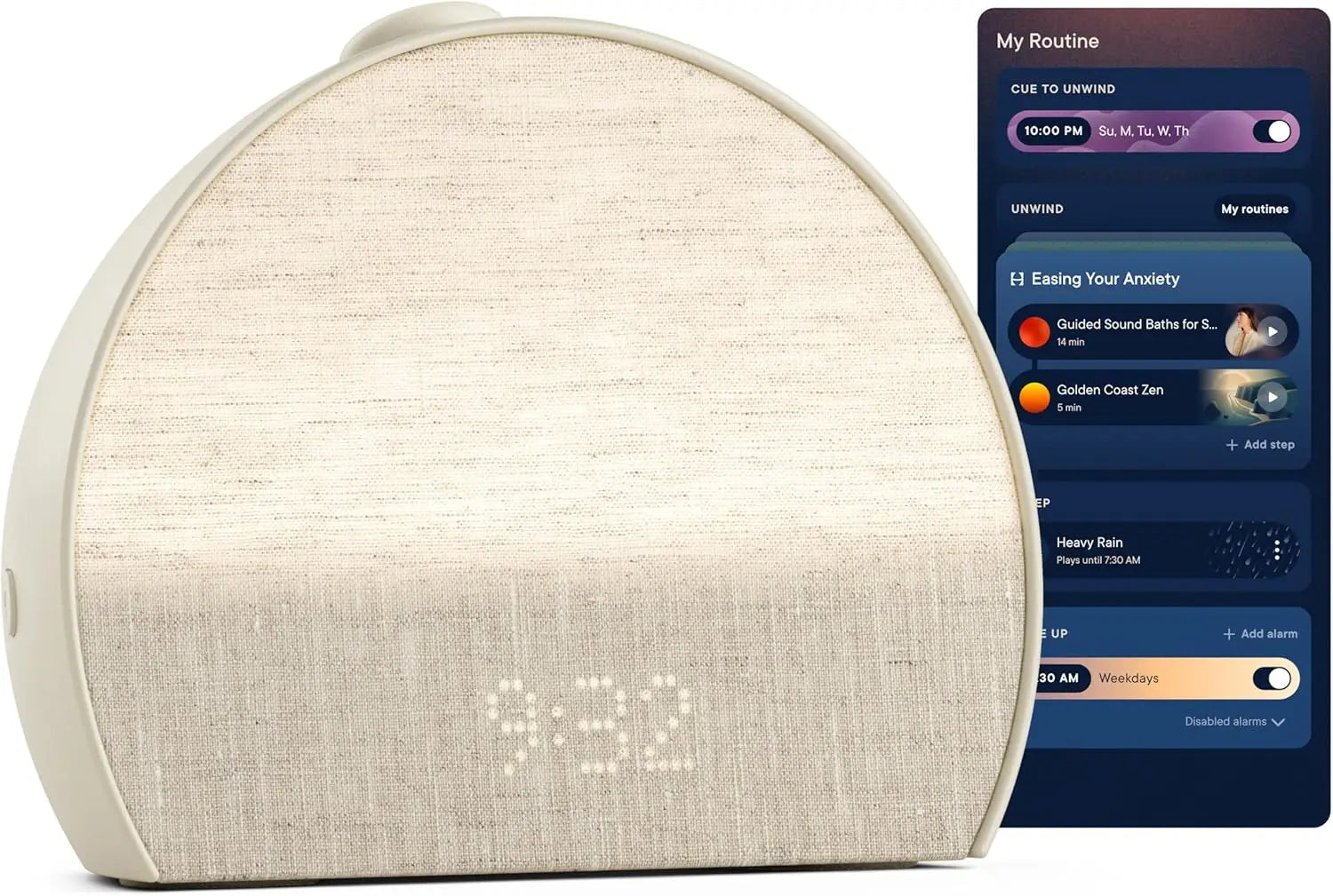 Smart Sunrise Alarm White Noise & Sleep Sounds