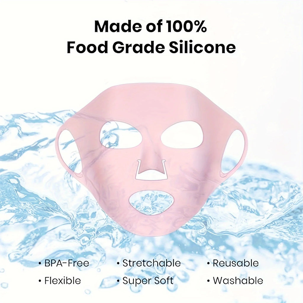 1PC Silicone Facial Mask  Moisturizing-Reusable