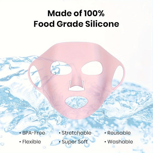 1PC Silicone Facial Mask  Moisturizing-Reusable