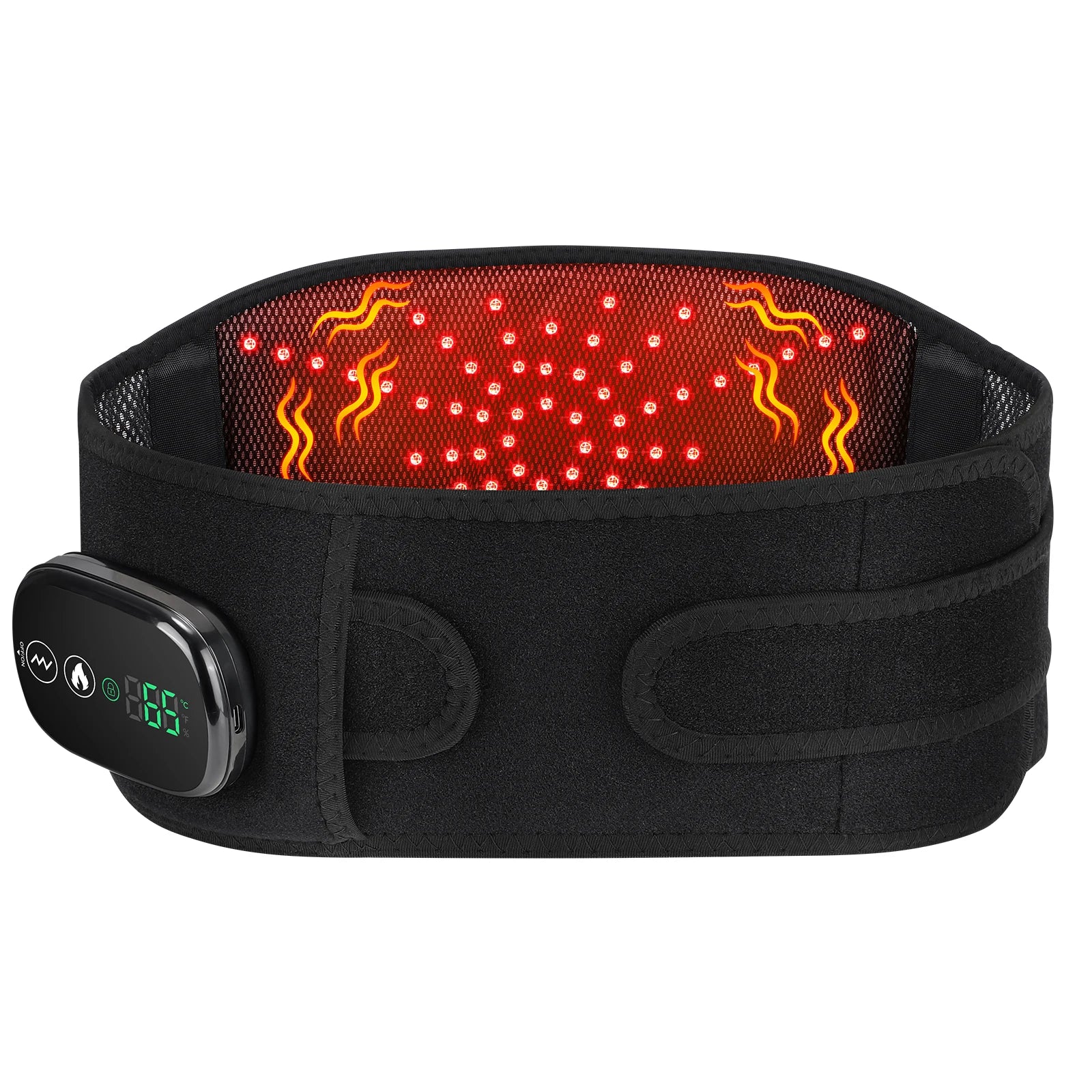 Cordless Heated Waist Massager With Vibration