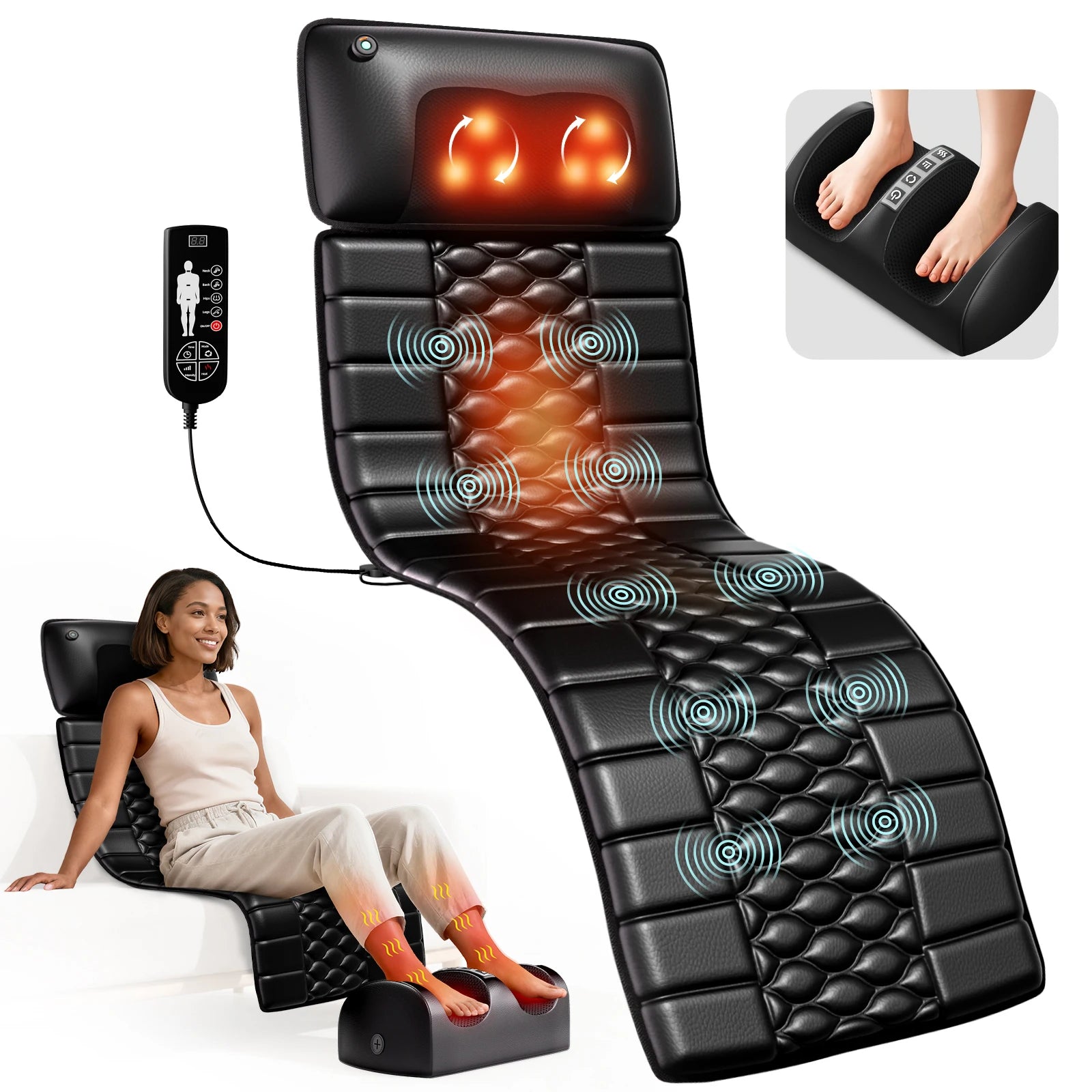 Shiatsu Full Body Heat Massage Mat