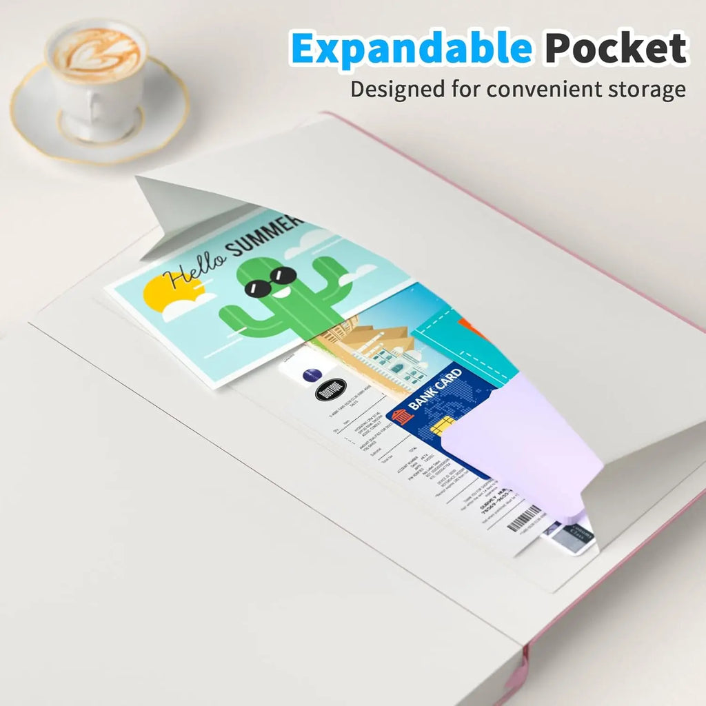 4-Pack A5 Lined Journal Notebook, 180 Pages