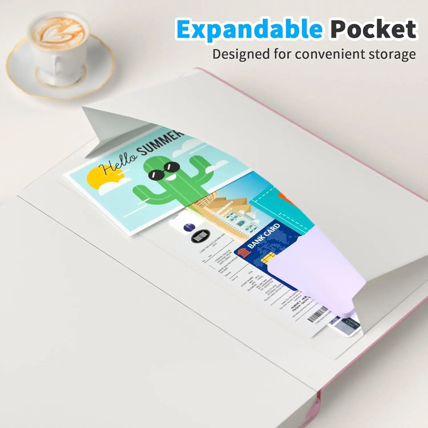 4-Pack A5 Lined Journal Notebook, 180 Pages
