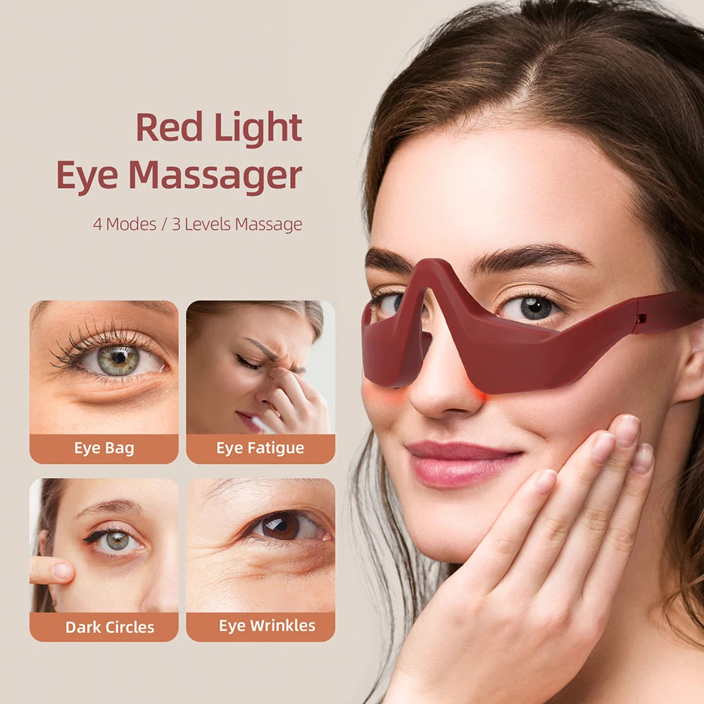 Red Light Eye Fatigue Relief Massager
