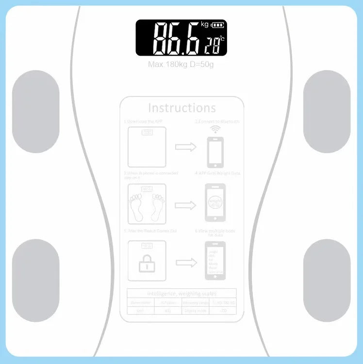Body Fat Scale Smart Wireless Digital