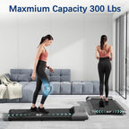 300lbs Treadmill  Walking Pad Digital Data Display
