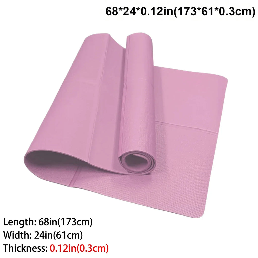 Foldable Yoga Exercise Mat 3mm/4mm/6mm Thicknesses