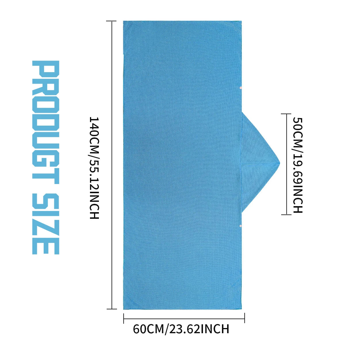 Cooling Hooded Poncho Super Absorbent