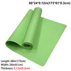 Foldable Yoga Exercise Mat 3mm/4mm/6mm Thicknesses
