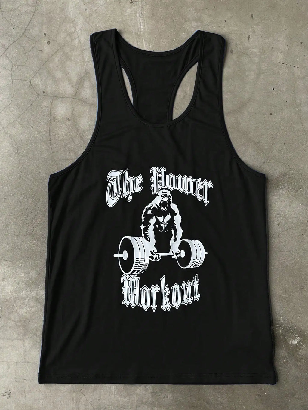 Men's Workout Tank Drop Arm Cut